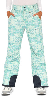 Arctix Women's Essential Insulated Snow Pant Summit Print Island Blue Small U1